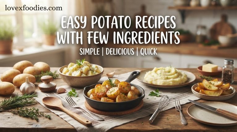Easy Potato Recipes with Few Ingredients: Simple, Delicious, and Budget-Friendly Ideas