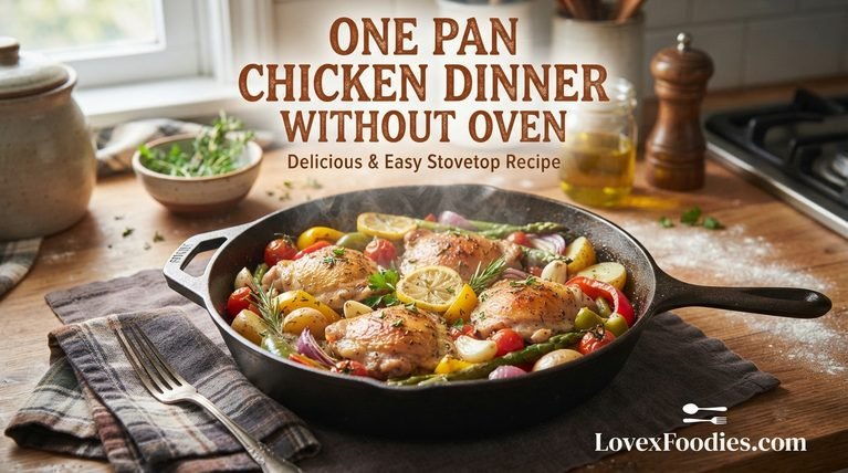 One Pan Chicken Dinner Without Oven: An Easy Stovetop Recipe